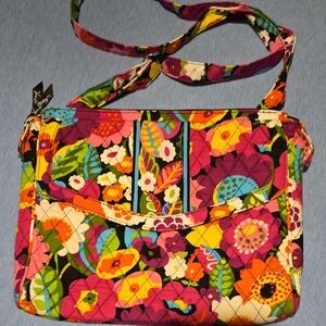 Vera Bradley Colorful Floral Crossbody- Va Va Bloom